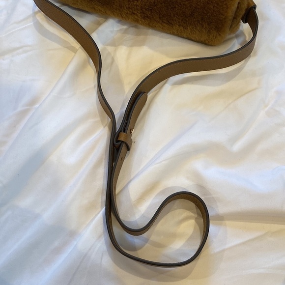 See by Chloe Shearling & Leather Mara Saddle Crossbody Bag - Picture 13 of 16